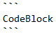 codeblock